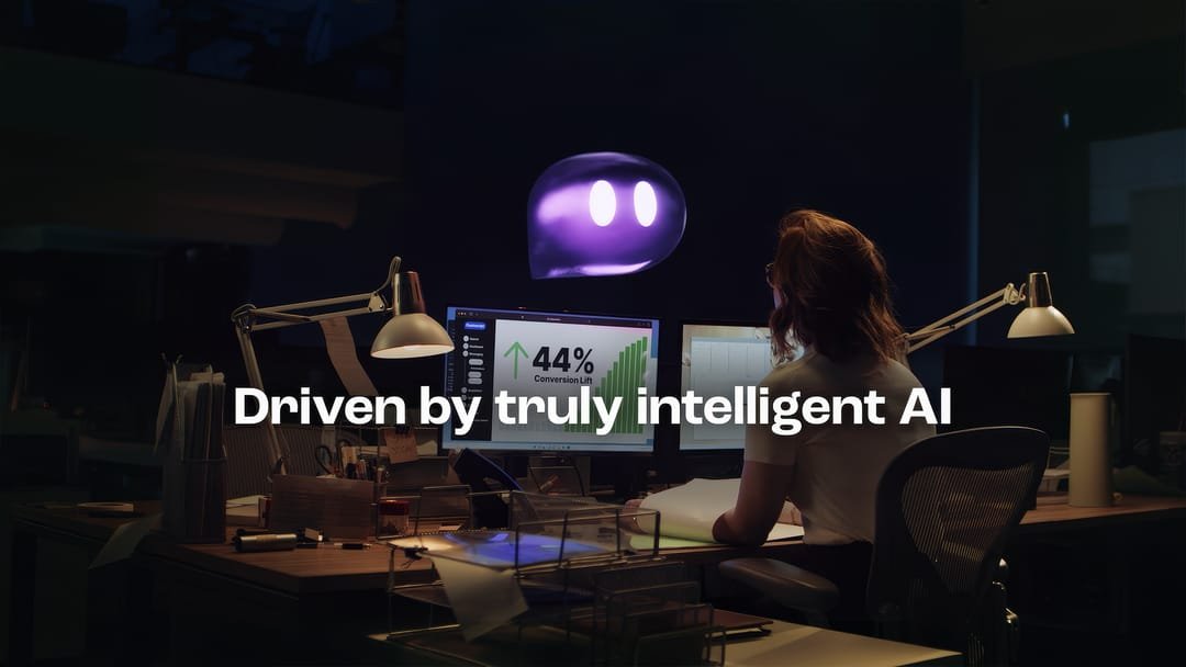 Final frame with the character and the tagline