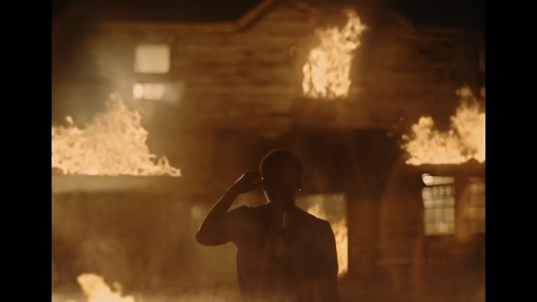 Final shot with composited fire