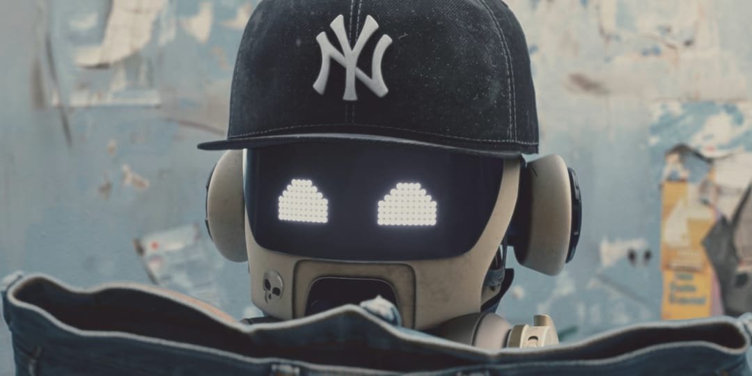 Robot close-up after compositing