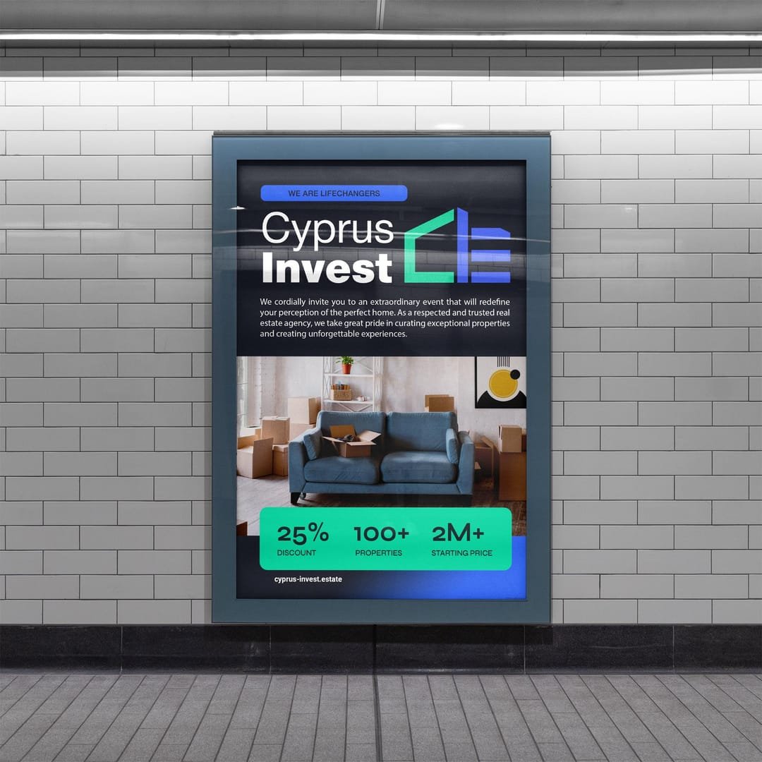 Street poster for Cyprus Invest Estate